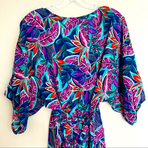 New Lulus Hypnotized Purple Print Romper size S - Picture 11 of 16